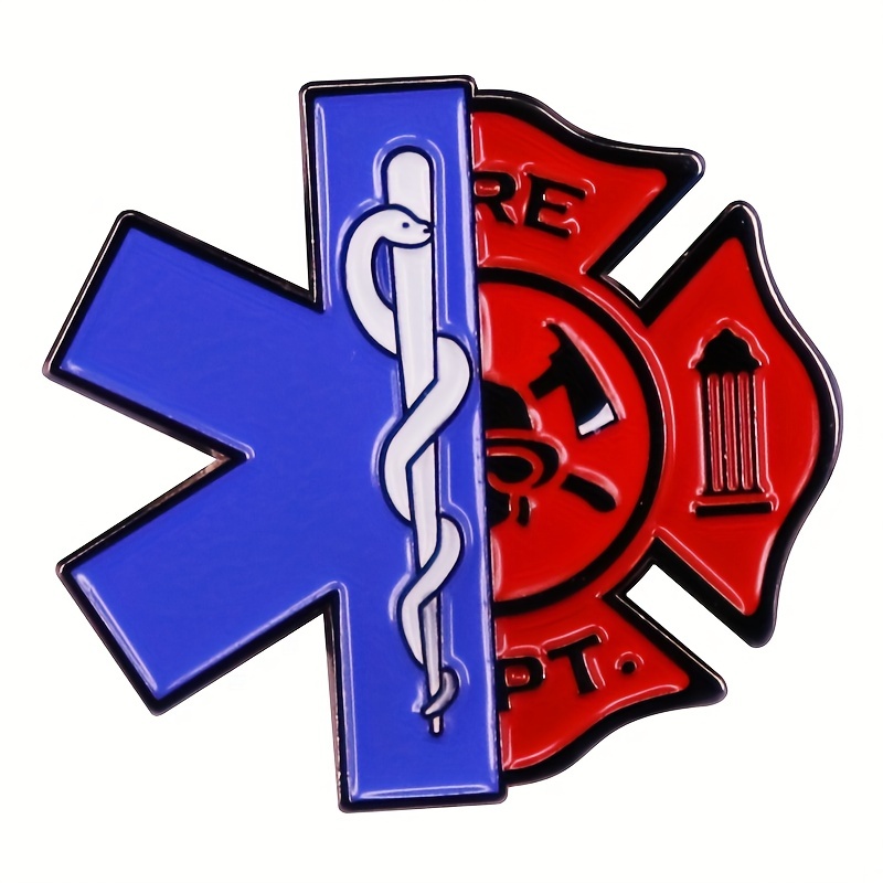 1pc Nursing Ambulance Brooch Pin Lapel Pin Enamel Alloy Bage Pin Clothing  Backpack Accessories