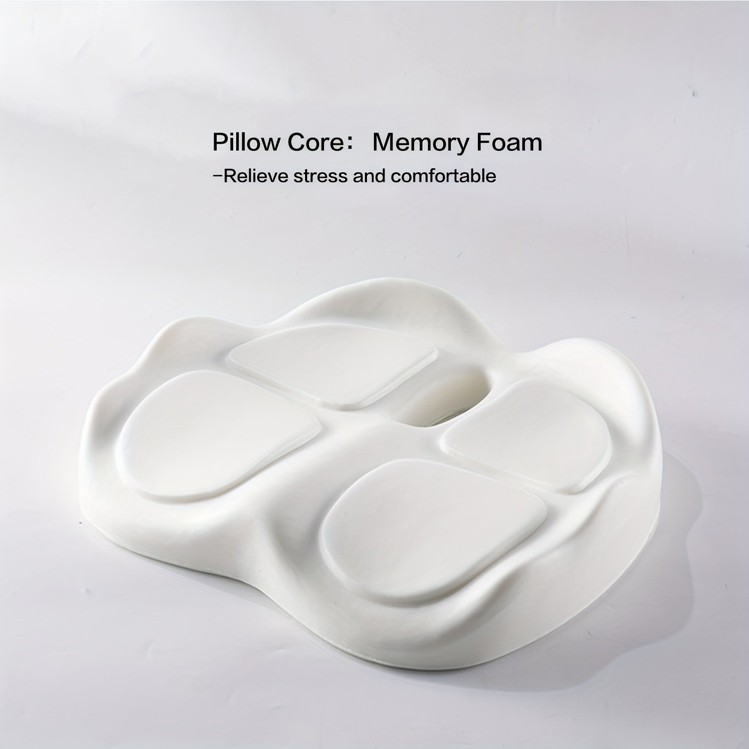 Coccyx Hemorrhoid Seat Cushion Gel Memory Foam Donut Tailbone Pillow Pain  Relief