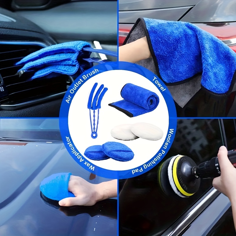 Car Detailing Brush Set Car Detailing Kit Auto Detailing - Temu