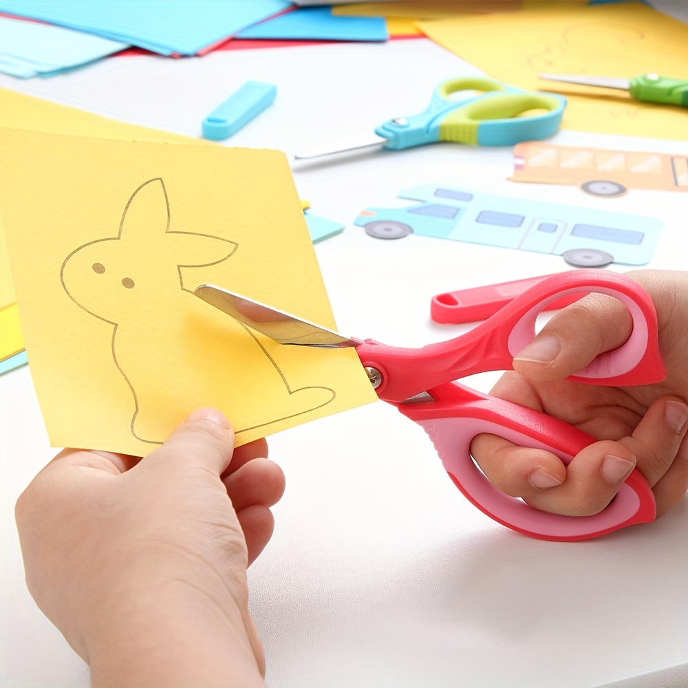 Scissors For Kids Shark Blunt Tip Classroom Safety Scissors Small Kids  Scissors For Toddler School Classroom