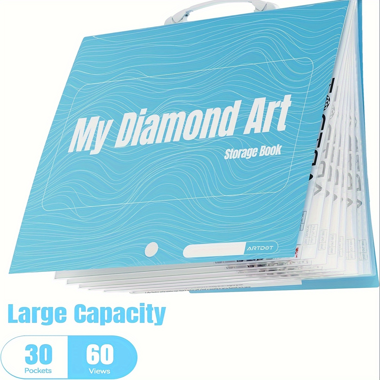 60 Pages A2 and A3 Diamond Painting Storage Book Diamond Art