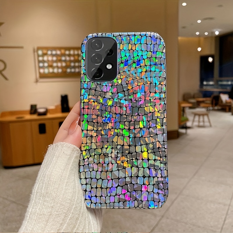 1pc Fashion Rainbow Laser Phone Case For Galaxy A535g Luxury Pc