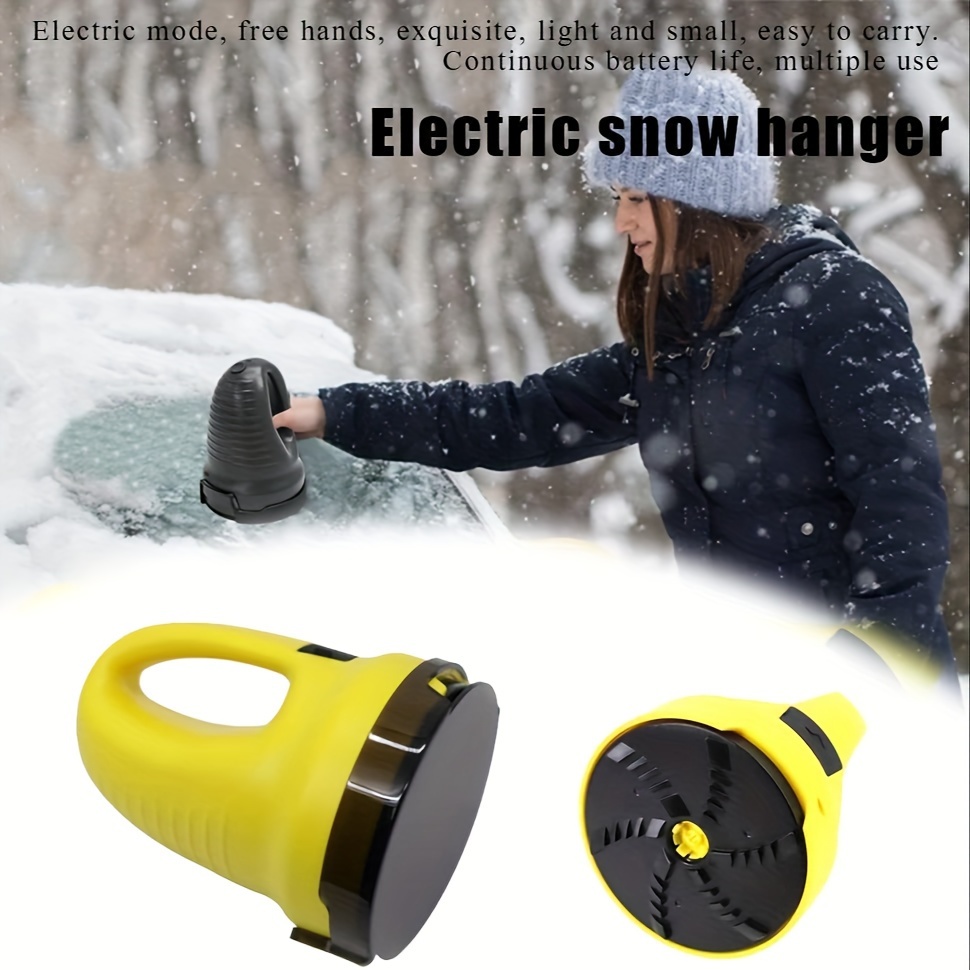 Electric Ice Scraper, Portable Cordless Electric Snow Ice Scraper, USB  Rechargeable Car Windshield Snow Remover with Rotating Disc for Automotive