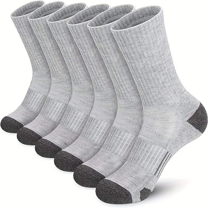 Lapulas Calcetines deportivos para correr, de corte bajo, acolchados  antiampollas, calcetines deportivos para hombres y mujeres, 6 pares