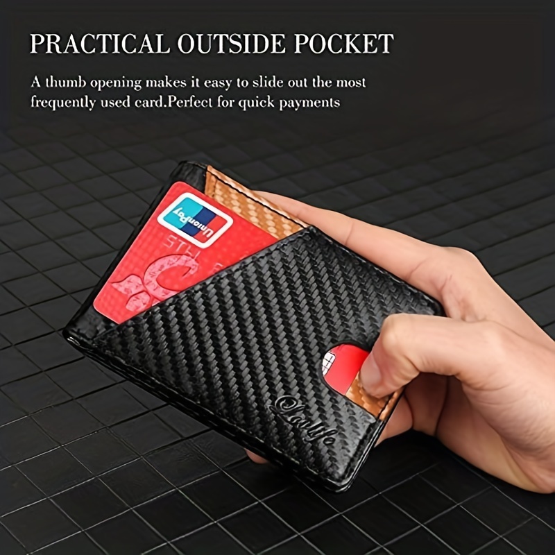 Thumb slide wallet