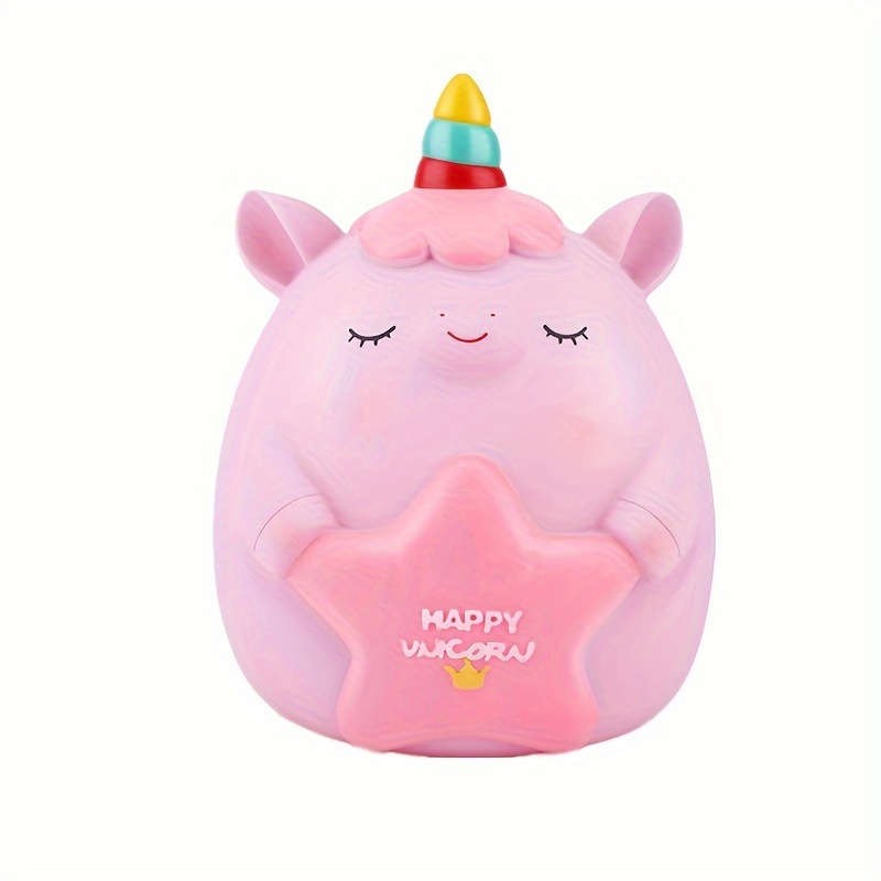 biczng Piggy Bank Toys , Money Saving Box for Teen Girls Toys Age 6-8-10-12,  Christmas Birthday Gifts for 7 8 Year Old Girls Stuff ATM Machine for Kids  , Pink 