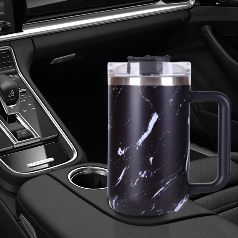 Stainless Steel Large Capacity Coffee Mug For Men Car Drink Holder