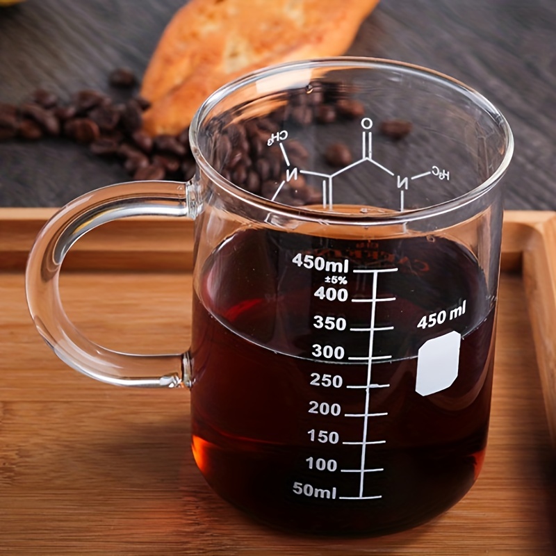 Glass Measuring Cup With Scale Milk Cup High Temperature - Temu