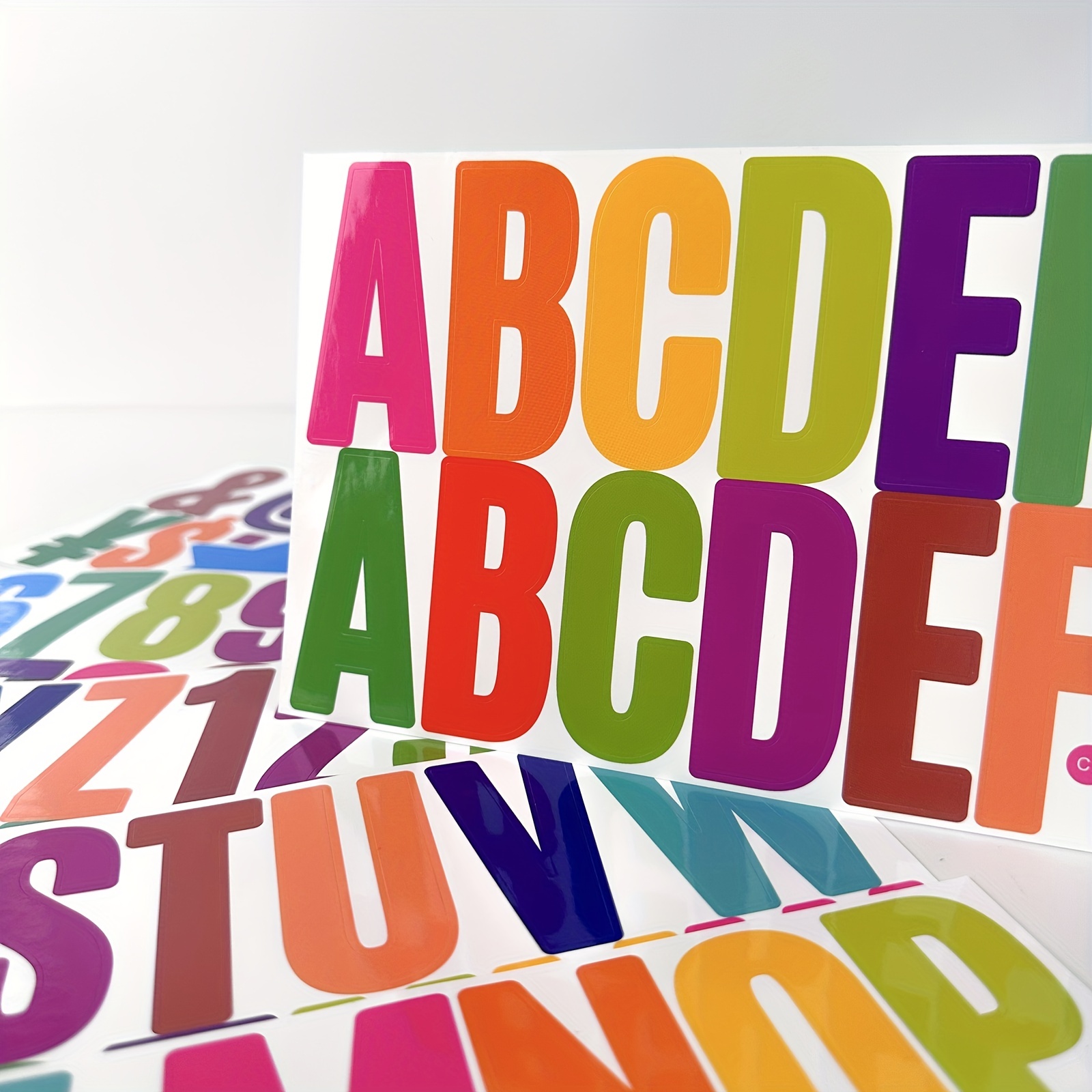 260 Pcs Large Letter Stickers 2.5 Inch Self Adhesive Big Font Alphabet  Letter Stickers Classroom Bulletin Board Poster Mailbox Stickers for  Mailbox