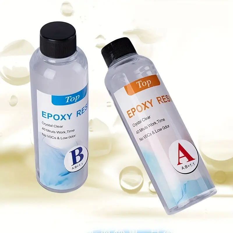 Epoxy Resin With Tools Crystal Clear Epoxy Resin Kit For Art - Temu