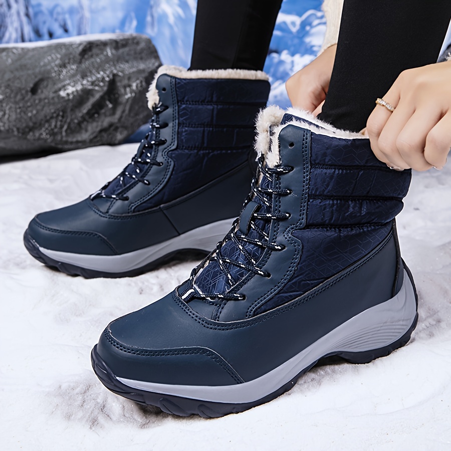 Anti slip Winter Hiking Boots Comfortable Wear resistant - Temu