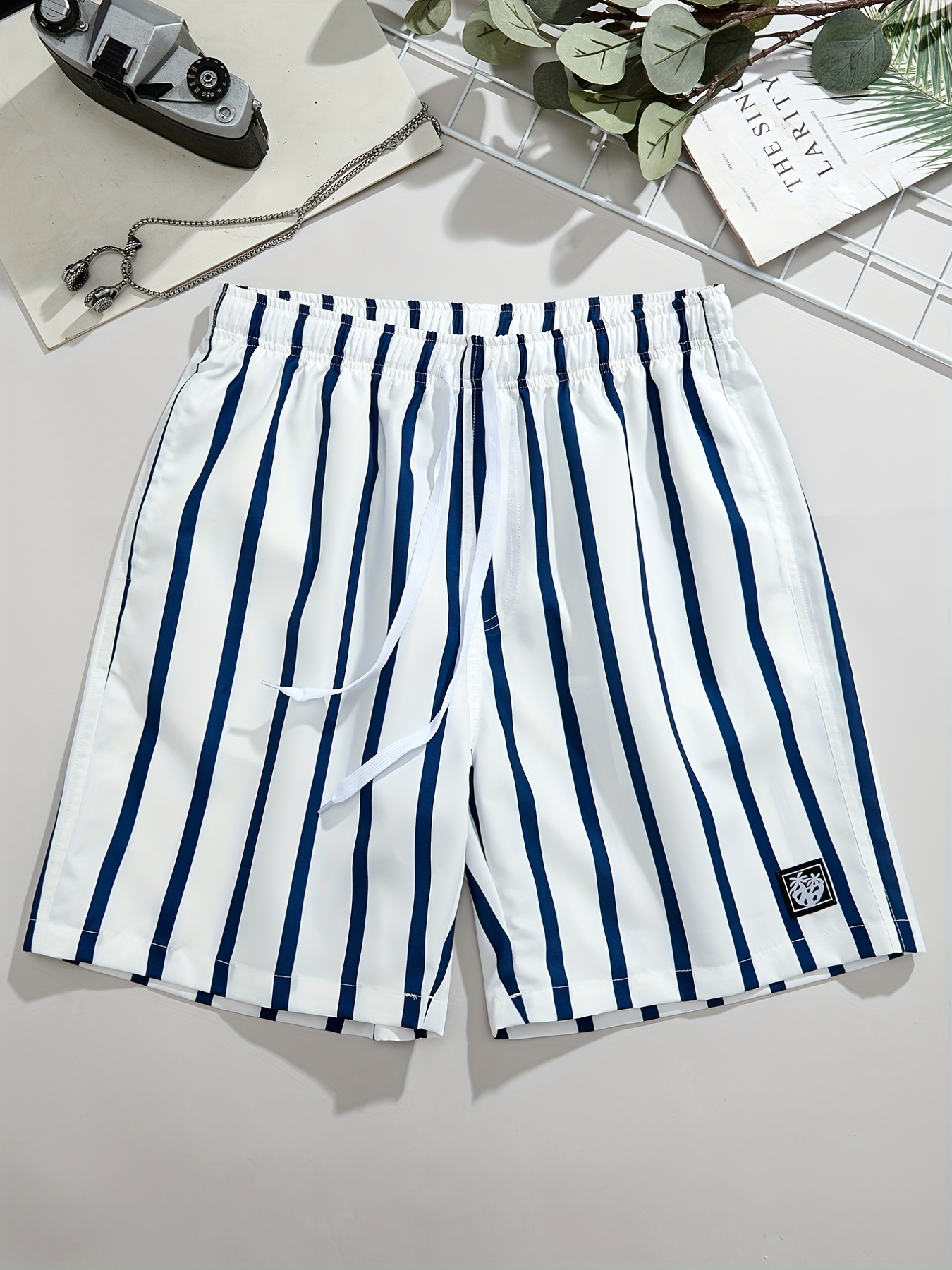 Striped Shorts - Temu
