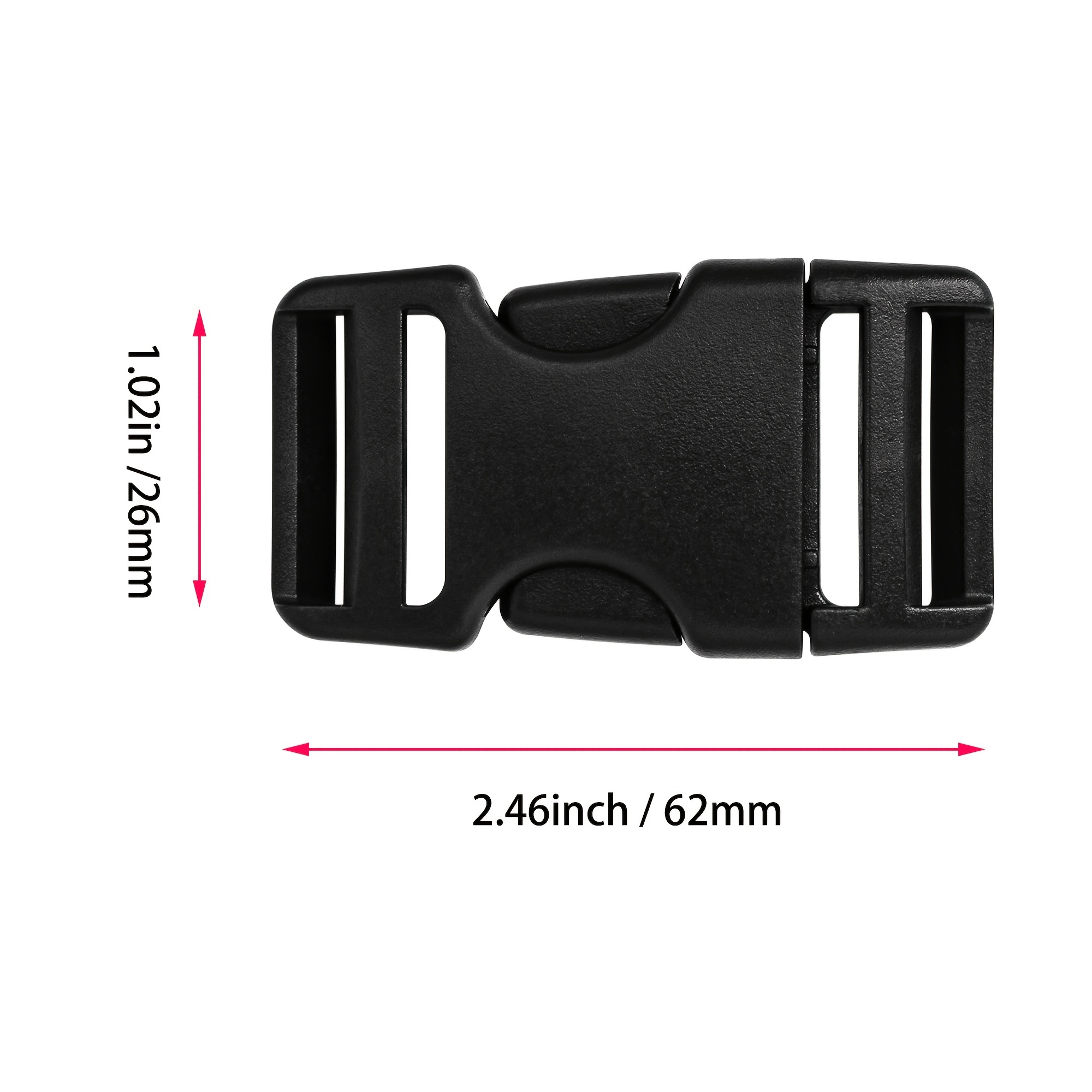 Field Repair Buckles for Straps 1Inch Quick Side Release Adjustable Buckle  fo