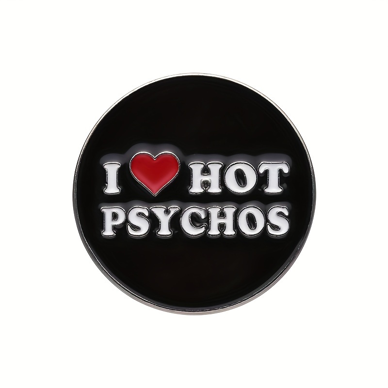 I Heart Series Enamel Pins, i Love Mean Girls Cowboy Cowgirl Psychos  Brooch Lapel Badges, Punk Fun Jewelry Gift For Friend - Temu