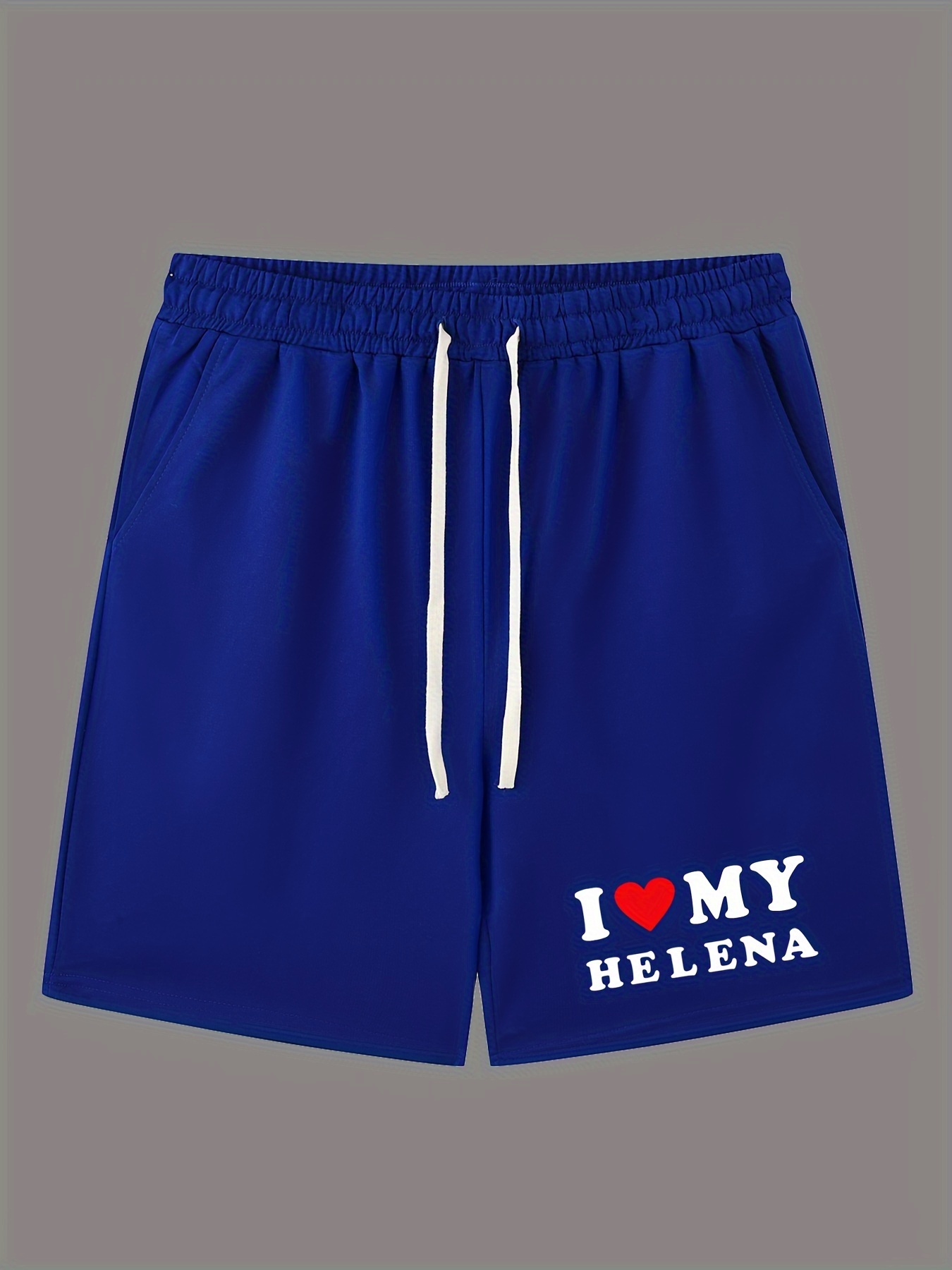 Love Helena Print Fashionable Men's Summer Drawstring Casual Temu Australia