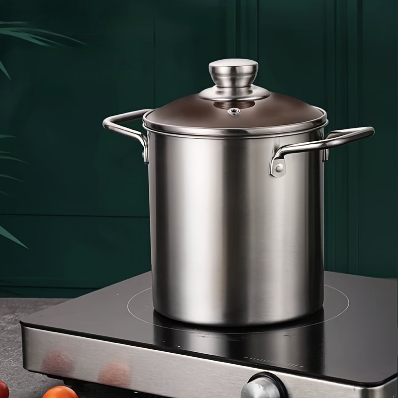 201 Stainless Steel Cooking Pot Large Capacity Multipurpose - Temu