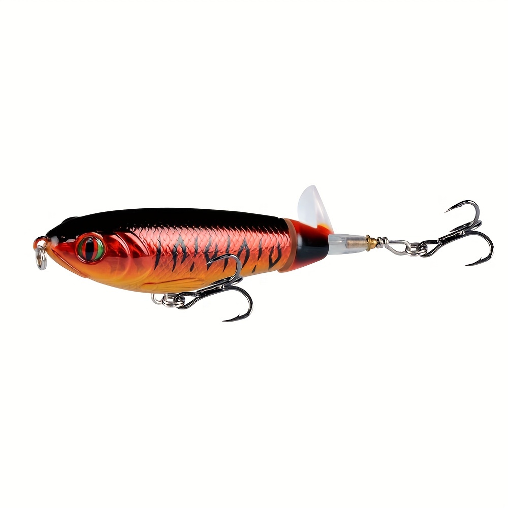 Whopper Popper Fishing Lure Floating Pencil Bass Bait Freshwater Saltwater  Topwater Fishing Lure for Bass Fishing : : Sports, Fitness &  Outdoors