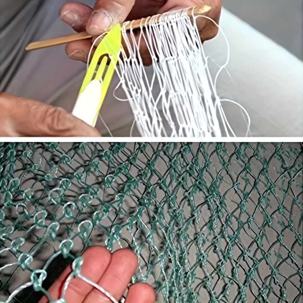 Random Color Fishing Net Shuttle Plastic Mesh Weaving Needle