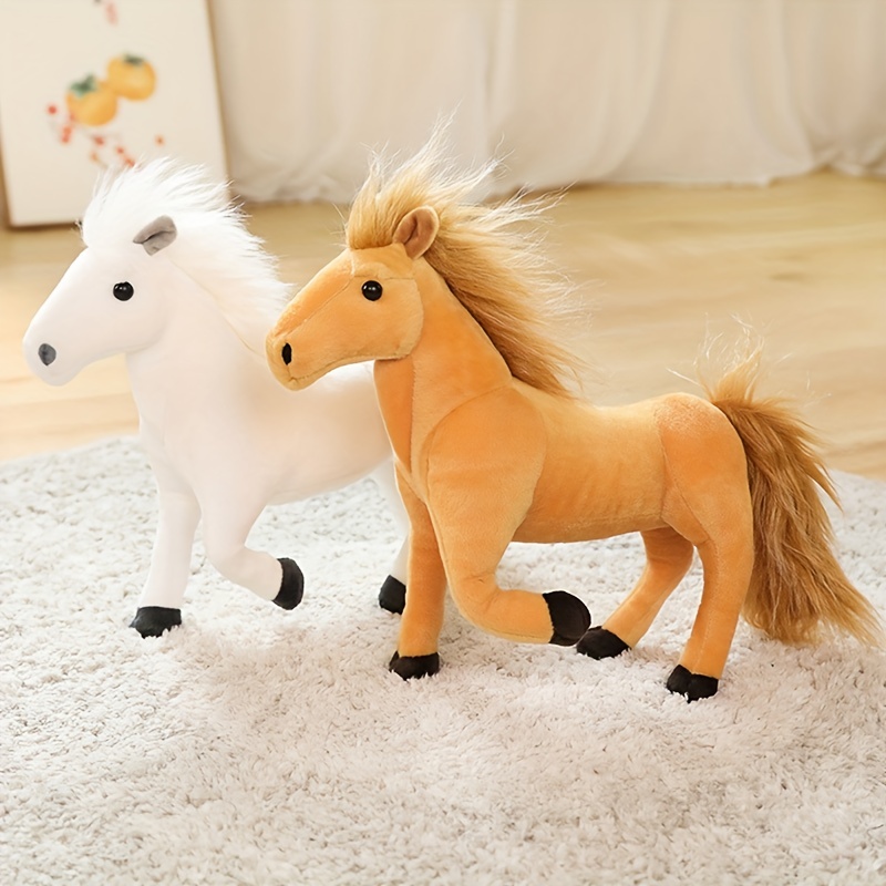 Poney marcheur interactif en peluche pour garçons filles ou tout