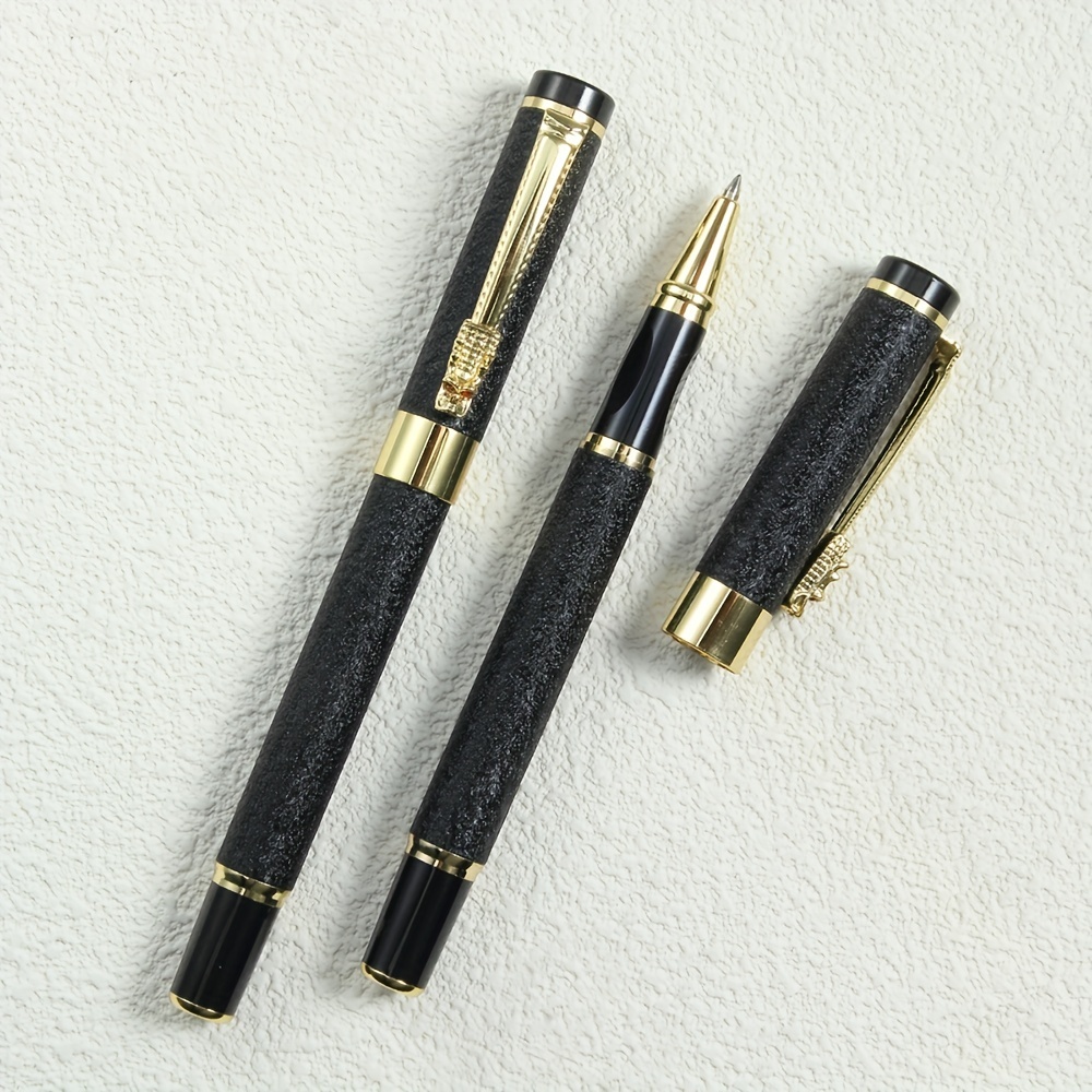 Gel ink Pen 0.35mm Black Liquid Ink Rollerball Pens Quick Drying fine point  Pens Ballpoint Maker Pen Premium School Office student Exam Writing
