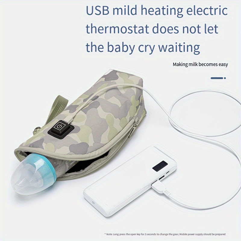 Usb Milk Water Warmer Travel Stroller Insulated Bag Nursing - Temu