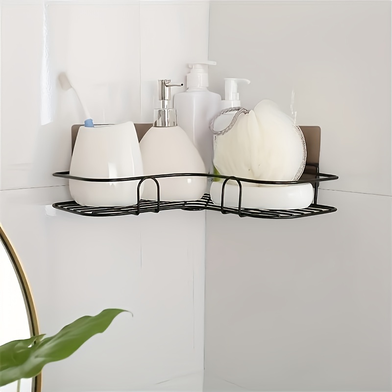 Corner Shelf Rotating Triangle Rack Bathroom Caddy Storage Holder Tidy  Organizer