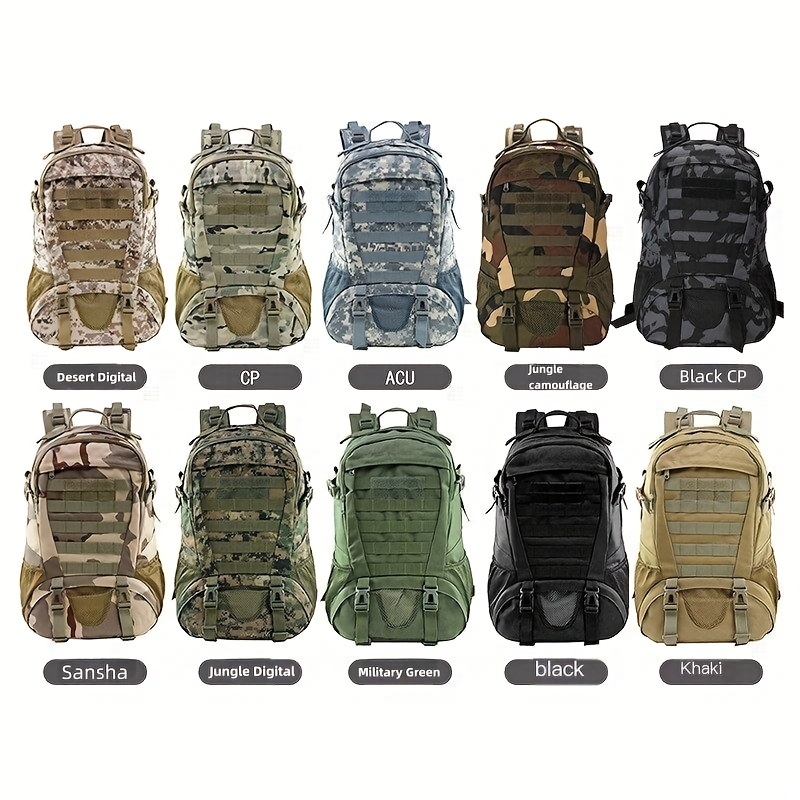 60l Waterproof Backpack For Outdoor Hiking Camping Large Capacity