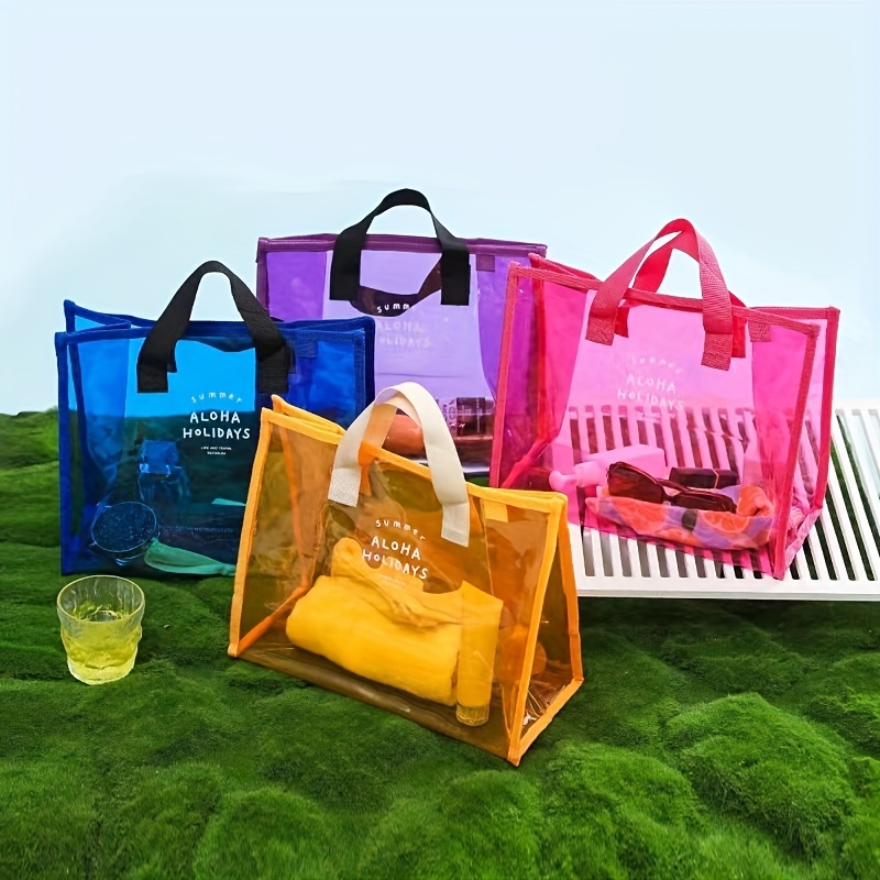 Ladies Purse PVC Clear Summer Handbags Underarm Bags Shoulder Bag Jelly  Bags