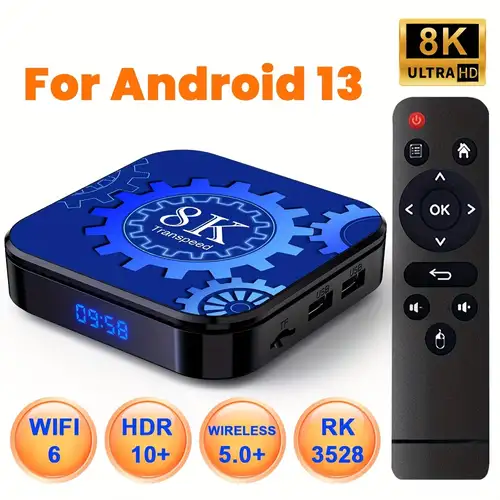 8k Android 11.0 Tv Box - Transpeed Powered By Amlogic Chip S905x4, Dual  Wifi, 4k Voice Assistant, 32gb/64gb - Super Fast & Wifi! - Temu Italy