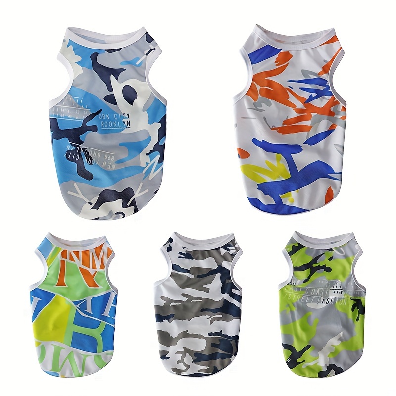 Summer Dog Clothes Breathable Basketball Jersey Pet Quick-drying