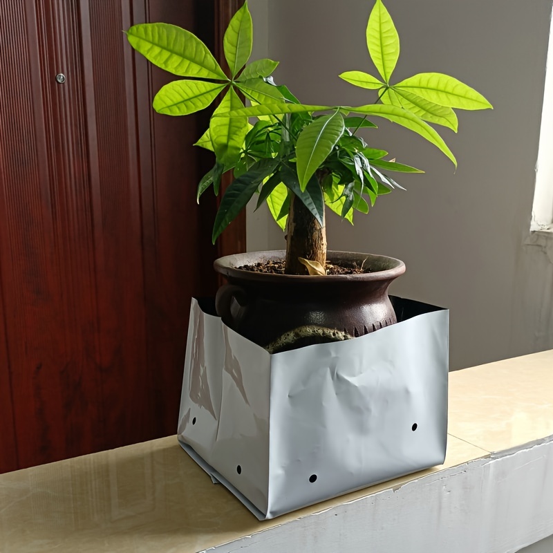 Square Grow Bags,Durable Plant Bags Thickened Nonwoven Planter