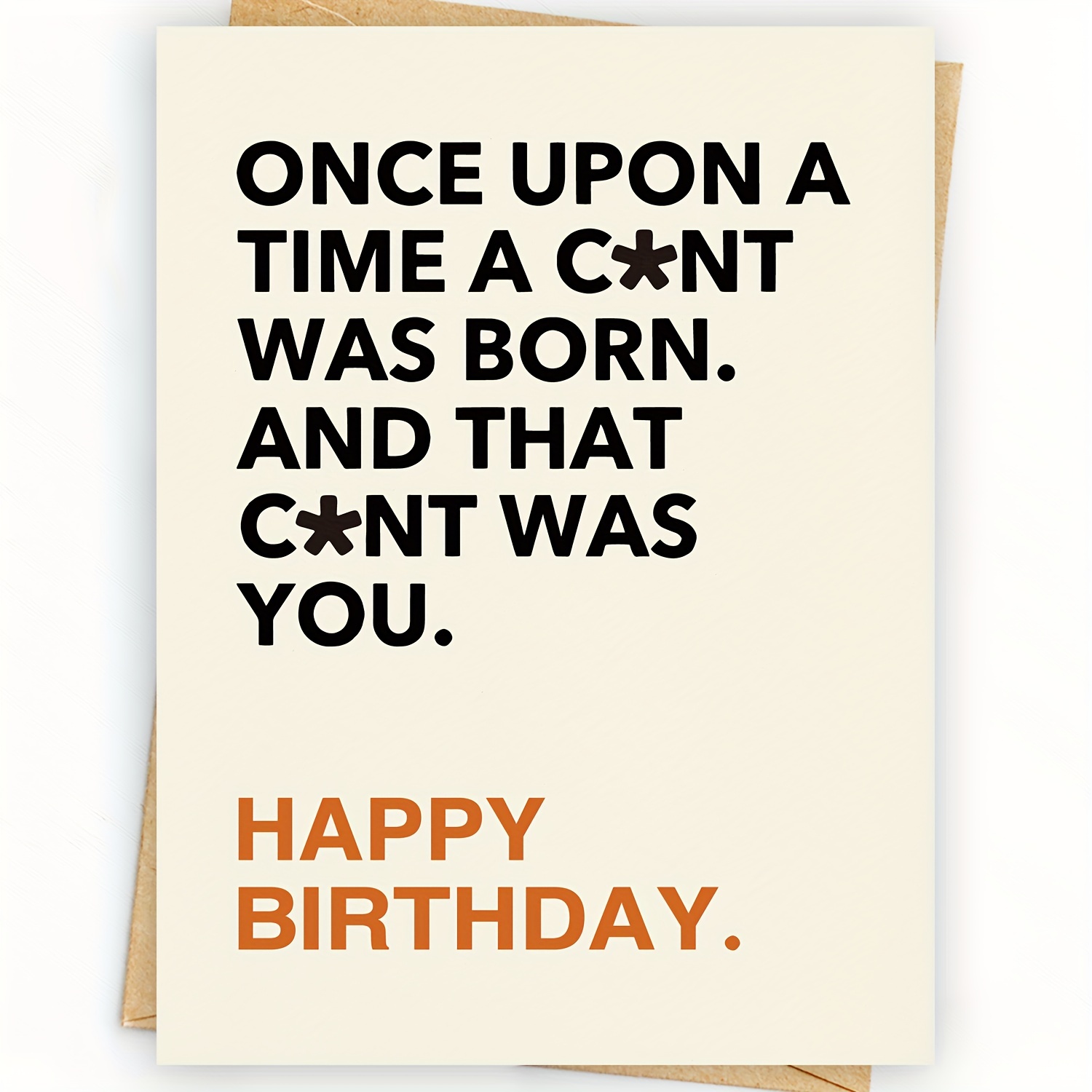 funny happy birthday card for men