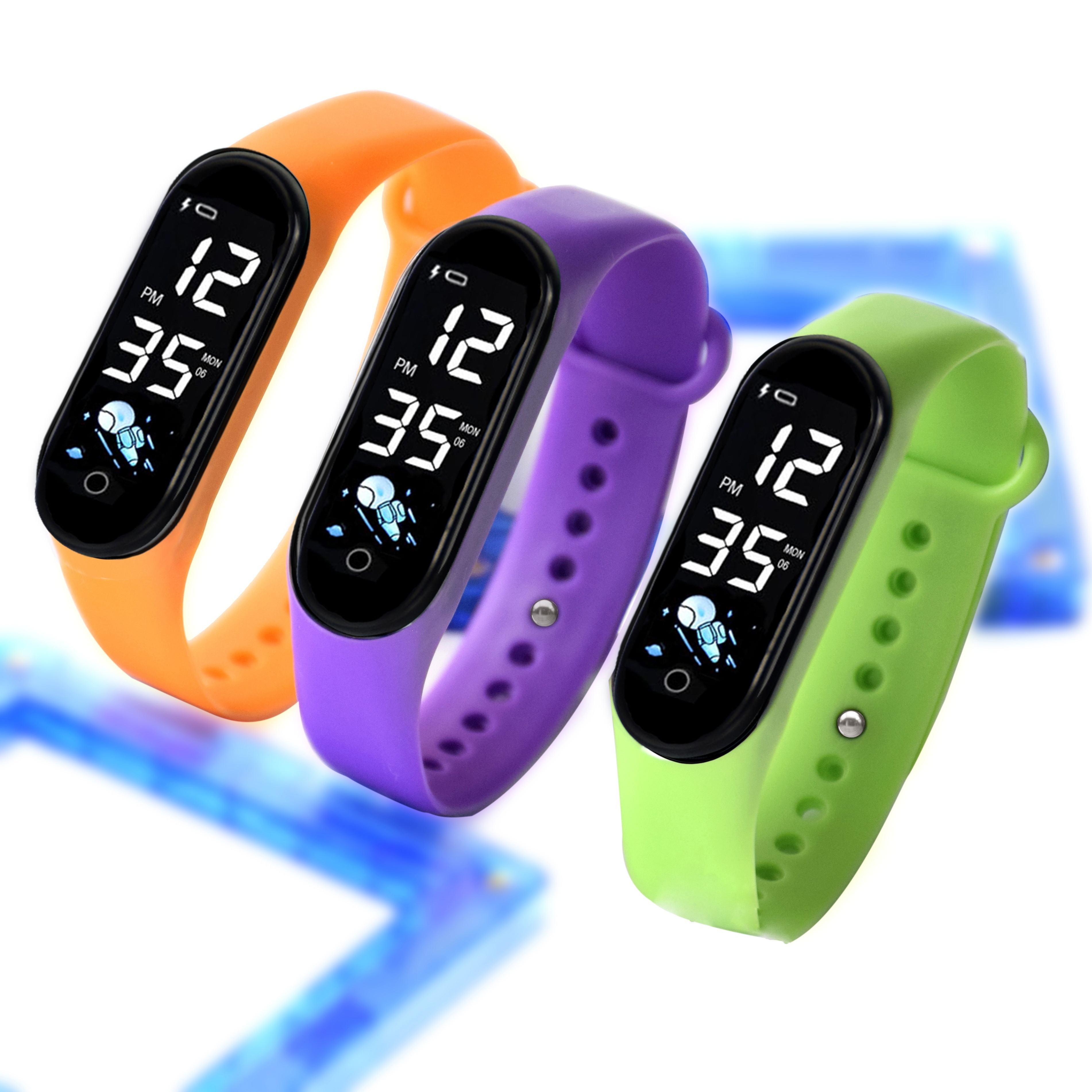 Reloj inteligente para mujer reloj LED con astronauta de la - Temu