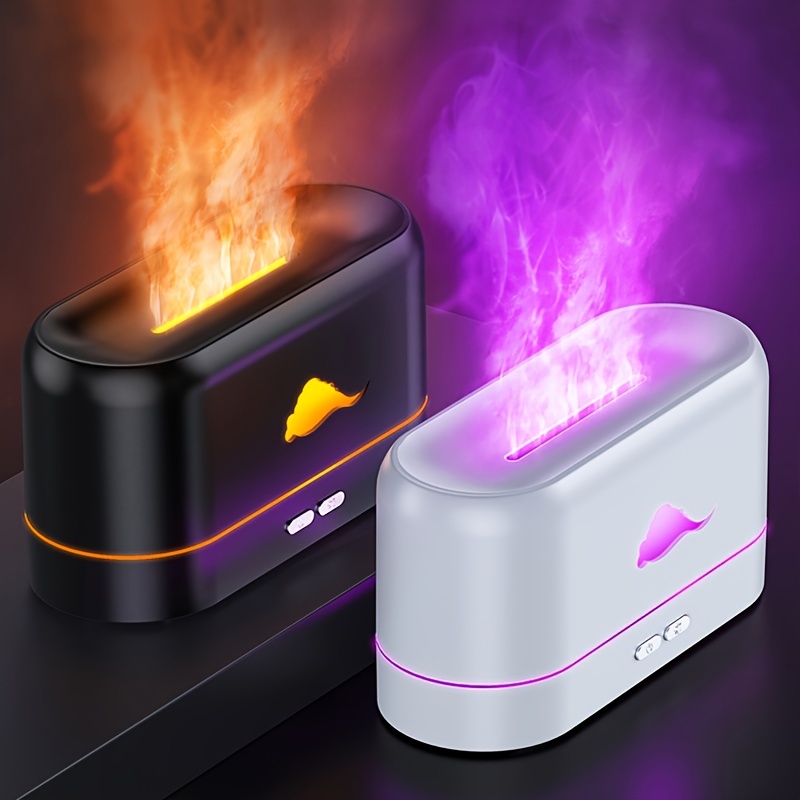 Simulation Flame Diffuser Humidifier Volcano Lamp Diffuser - Temu