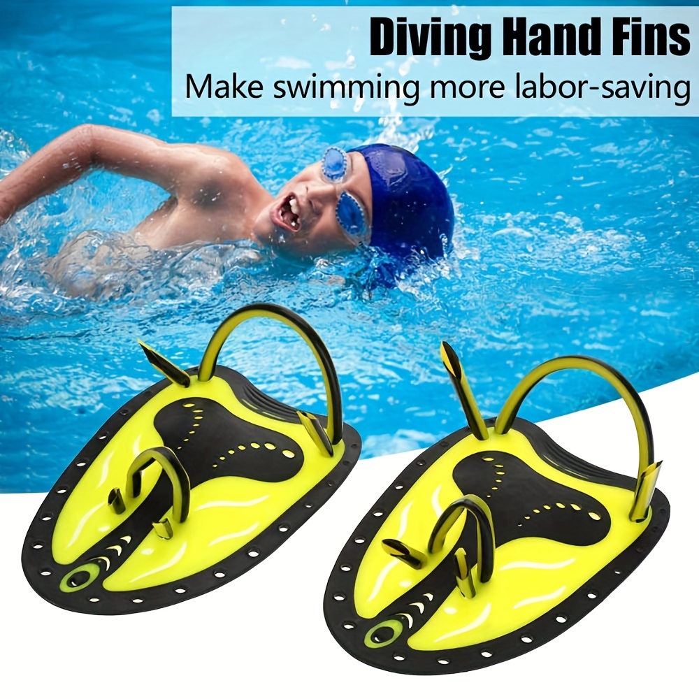 Nages de haute qualité Pagaies à main Palmes Entraînement de natation  réglable Pagaies à main pour adultes Enfants Plongée