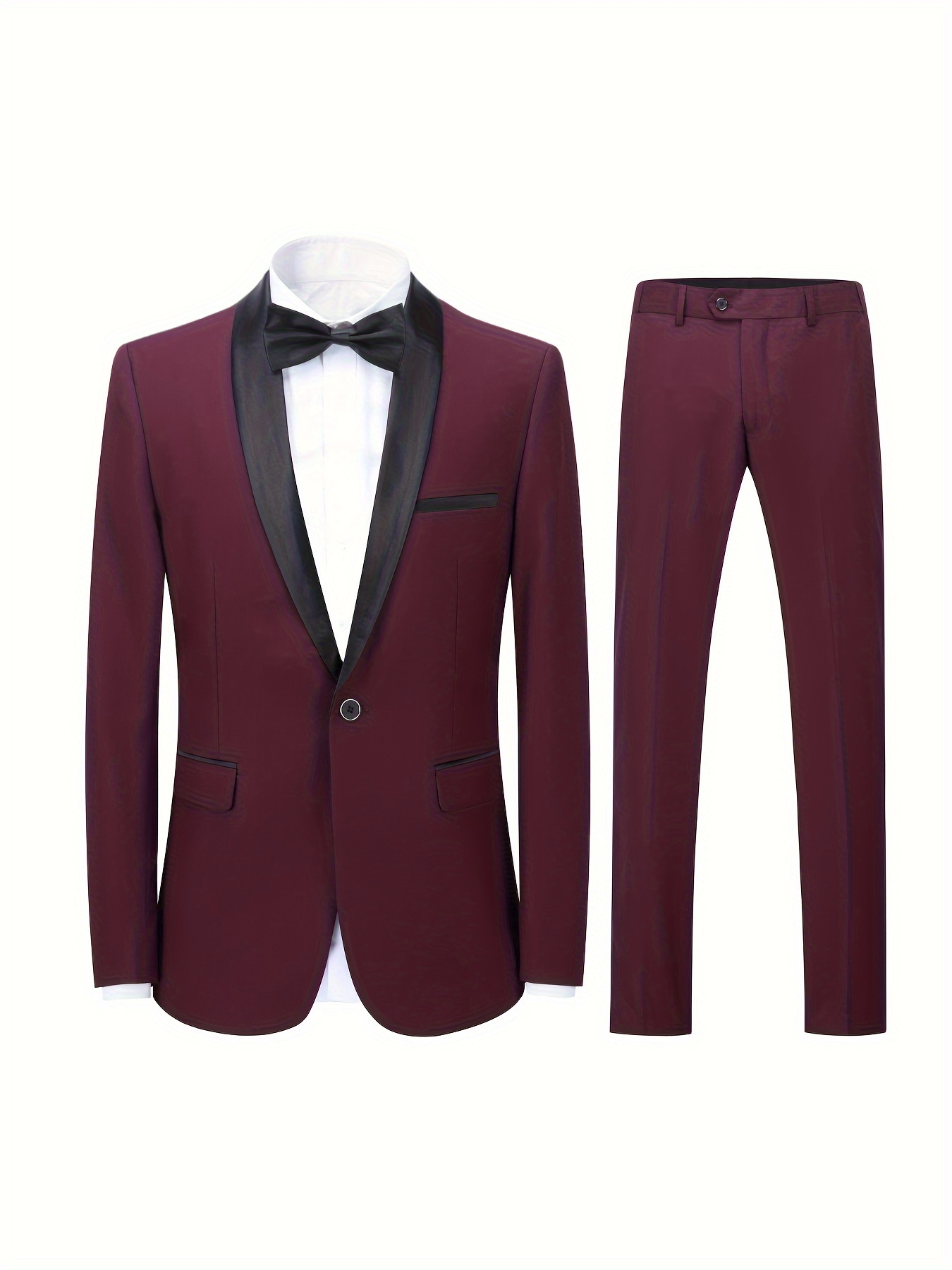 Red Wine Velvet Suit for Women/two Piece Suit/top/womens Suit/womens Suit  Set/wedding Suit/ Womens Coats Suit Set 