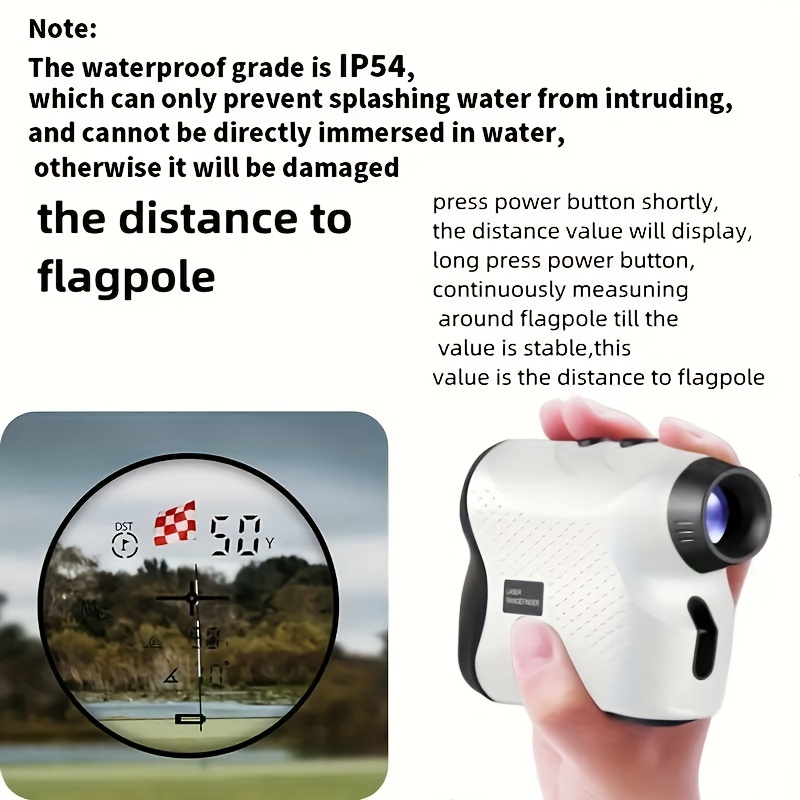 Golf Laser Rangefinder For Golf And Hunting Rangefinder Distance  Measurement, 6 Times Magnification, With Fog Mode Function, Speed  Measurement, Light Weight, Clear And High Precision,Golf Accessories,