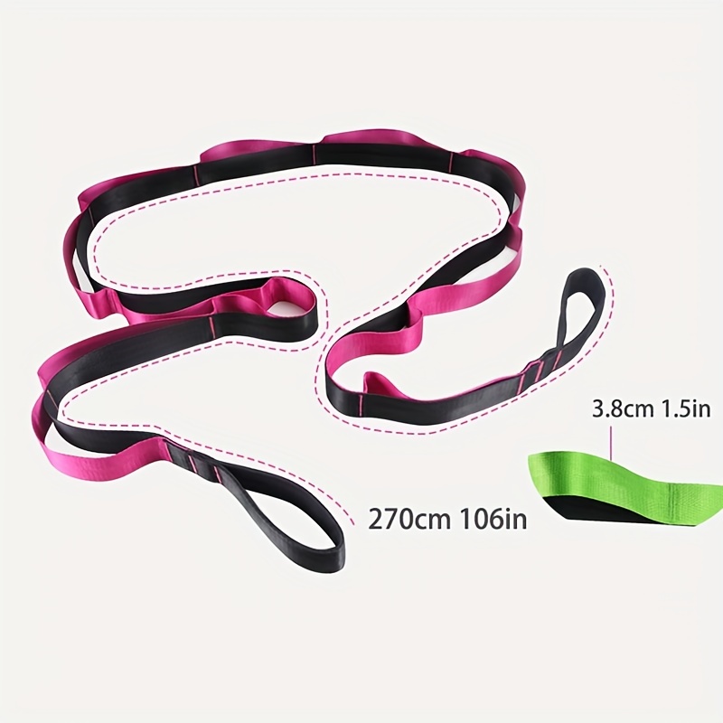 Nylon Yoga Resistance Strap Elastic Stretching Band