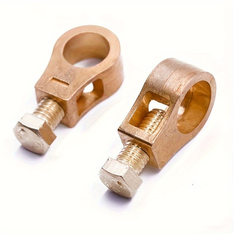 Copper Battery Terminals - Negative and Positive Car Battery Cable Ter