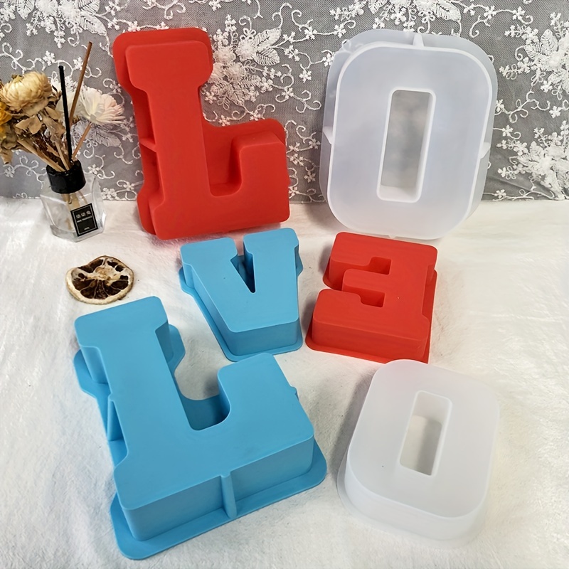 Large Alphabet Resin Silicone Mold, Resin Casting Mold Letter Silicone  Molds DIY Jewelry Making Handmade Crafts Party Home Display Decor Ornament