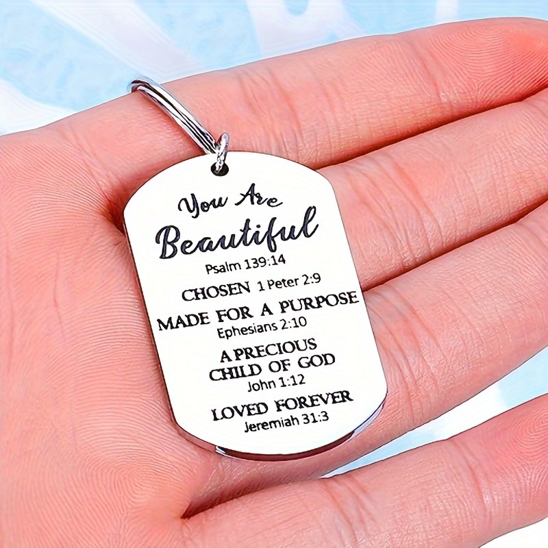 Bible verse keychain on sale bulk