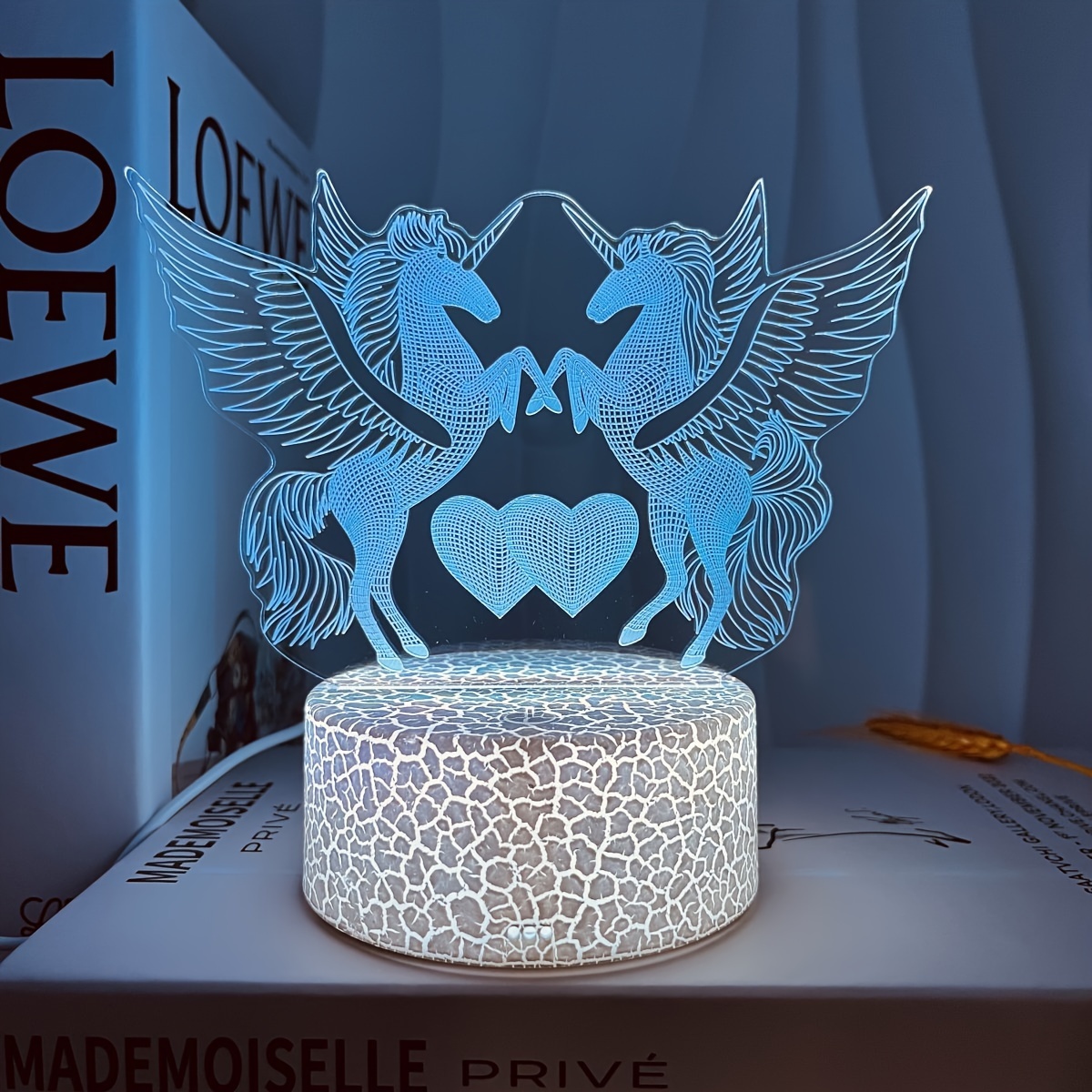 1pc Lumière De Nuit Illusion Optique 3D Phare 16 Variations - Temu