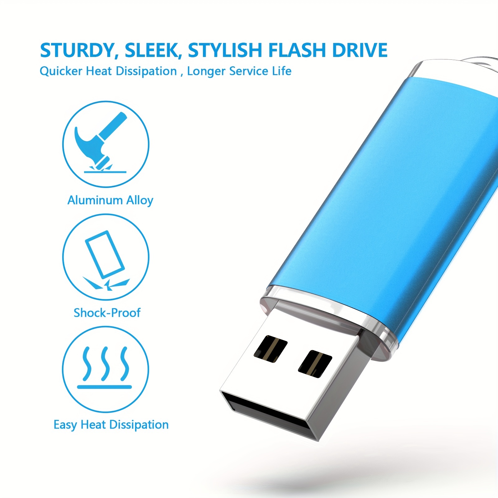 Vansuny 16gb/32gb/64gb/128gb Flash Drive Usb 2.0 Flash Drive - Temu