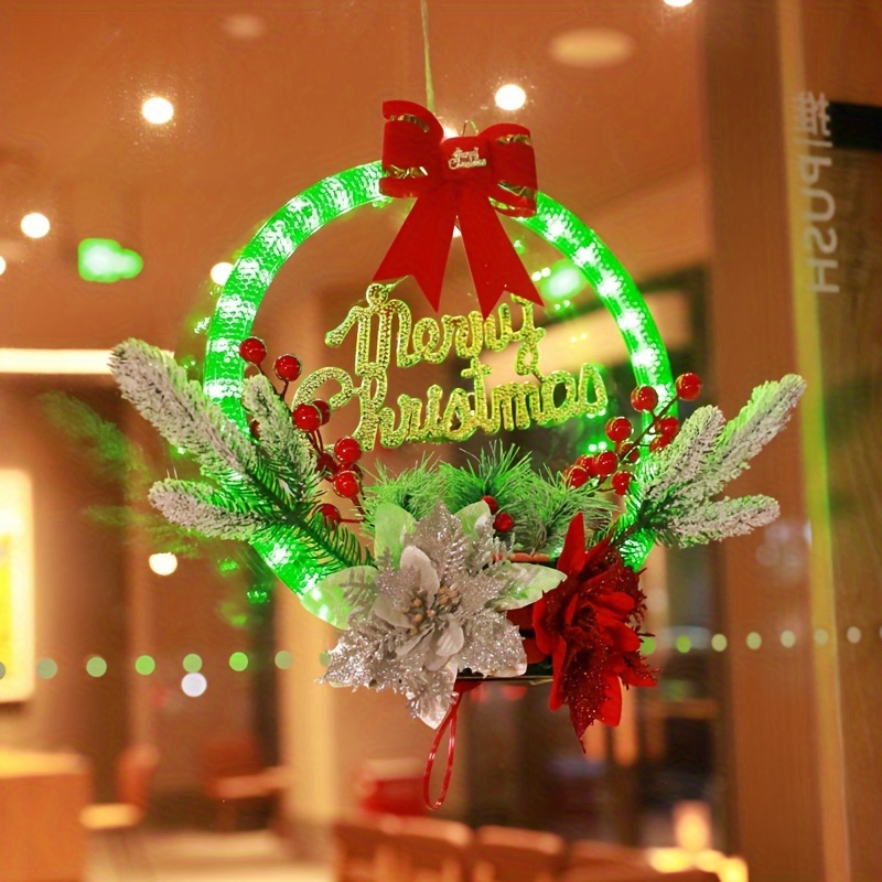 LED Small Green Wreath