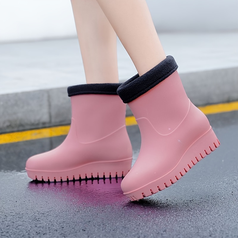 Women's Thick soled Rain Boots Anti slip Wear resistant - Temu