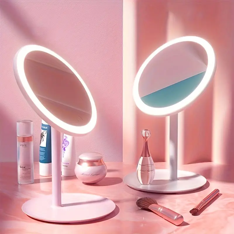 Specchio Trucco Tavolo A Led Illuminazione A 3 Colori E - Temu Italy