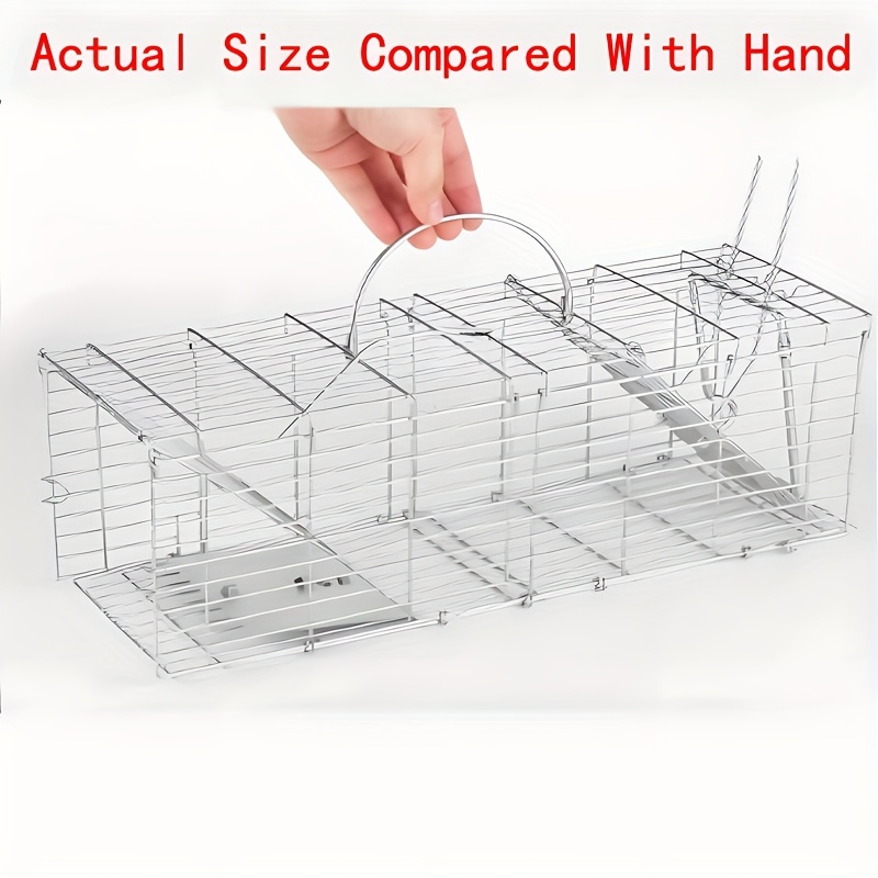 Humane Rat Trap, Chipmunk Rodent Trap That Work For Indoor And Outdoor  Small Animal Squirrels, Small Rabbits And More - Mouse Voles Hamsters Live  Cage Catch And Release - Temu