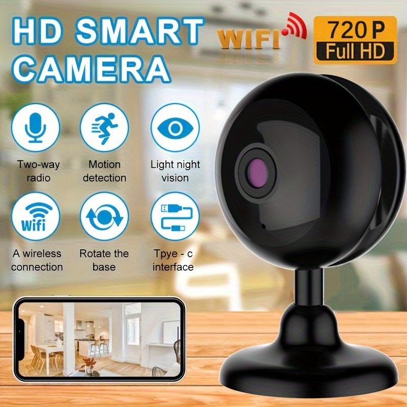 A3 Mini Caméra 1080P Intelligente HD Vision Nocturne Sans Fil Wifi