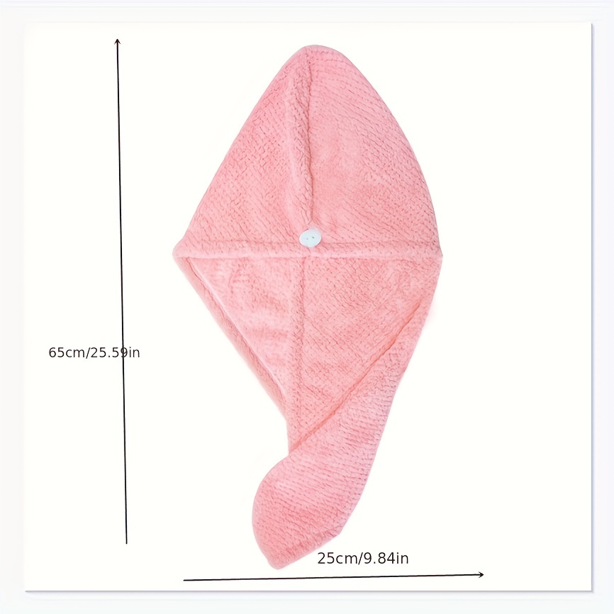 Soft Hair Drying Cap Thickened Hair Towel for Women