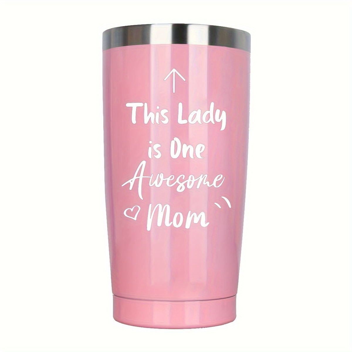 Mom Gifts from Daughters - 20oz Stainless Steel Insulated Pink